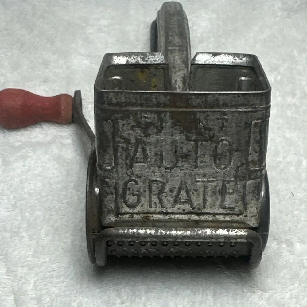 Vintage Popeil Brothers Hand Crank Cheese Garlic Grater Made In Chicago,